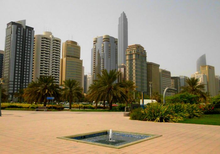 Hotel district in Abu Dhabi
