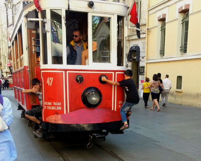Istanbul trolley