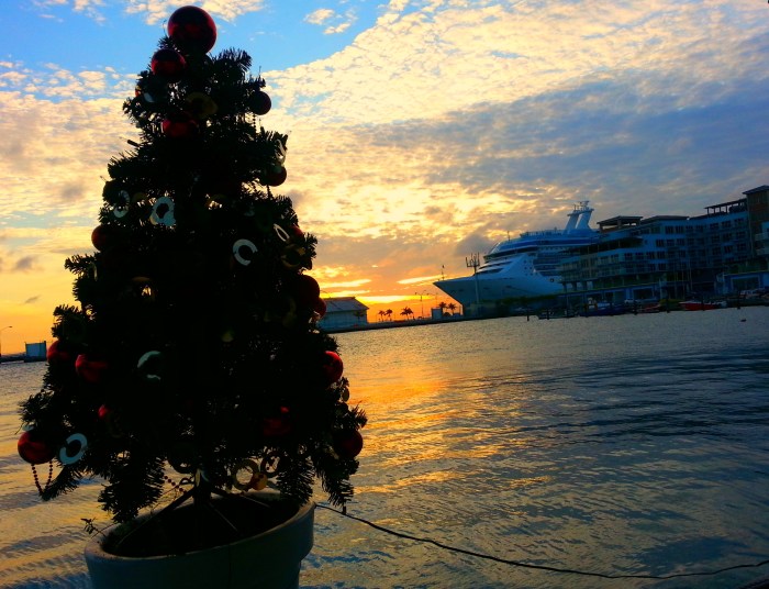 Sunset at The Paddock in Oranjestad