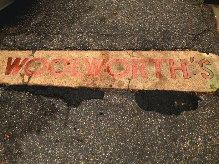 Woolworth's ground marker