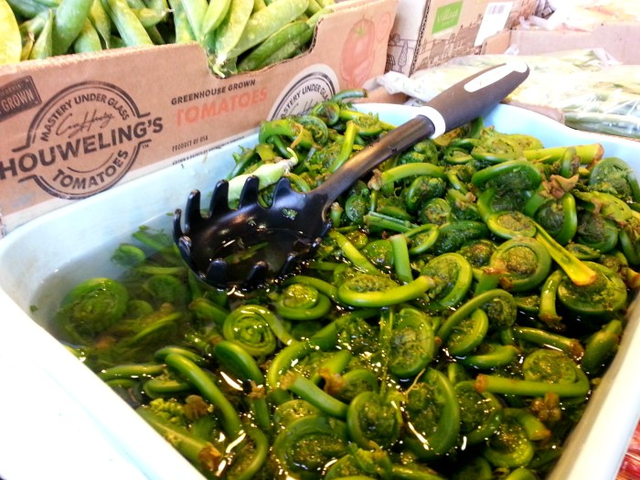 Fiddleheads at Granville Island Public Market