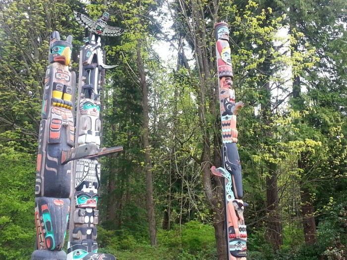 Stanley Park totem poles