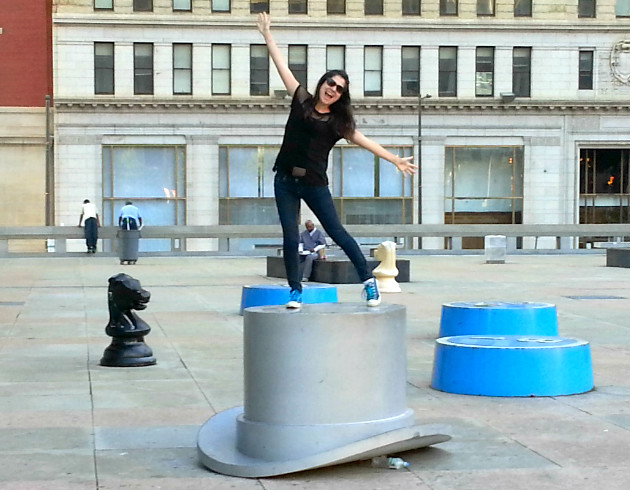 Monopoly top hat in Philadelphia