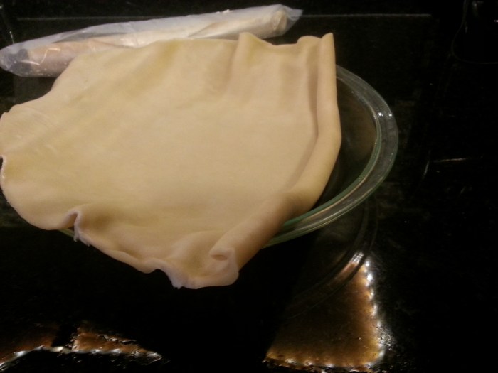 Unrolling pie crusts
