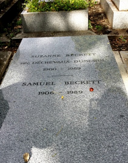 beckett grave paris montparnasse cemetery